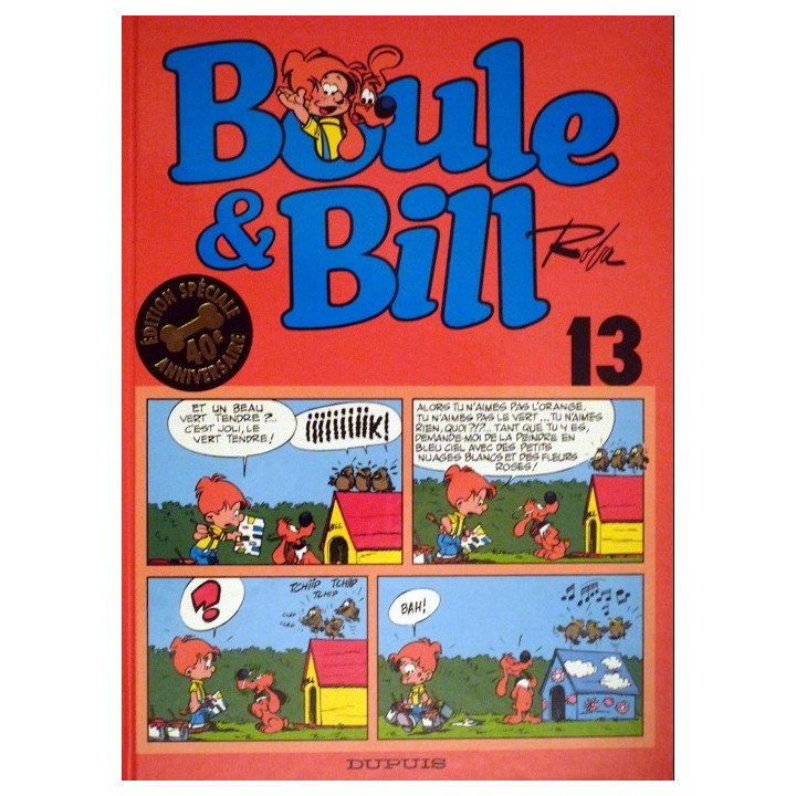 Boule & Bill -13- Édition spéciale 40e anniversaire